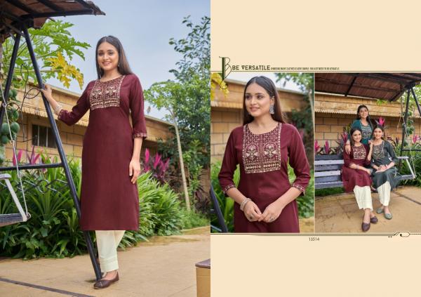 Kalaroop Liza Vol 3 Rayon Fancy Designer Kurti Collection